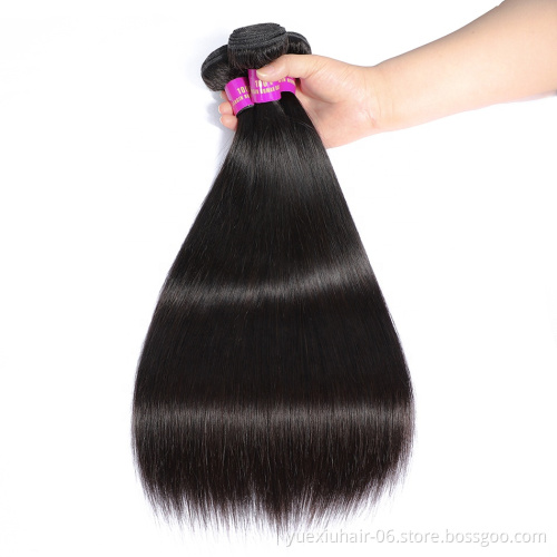 human hair extension brazilian hair 100% natural straight human hair extension weave bundles
